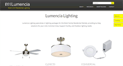 Desktop Screenshot of lumencia.com